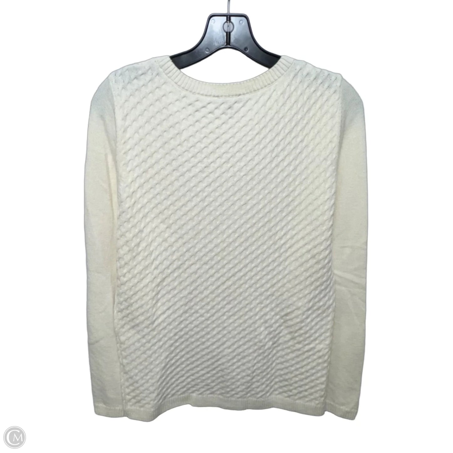 Sweater By Talbots In Cream, Size: S