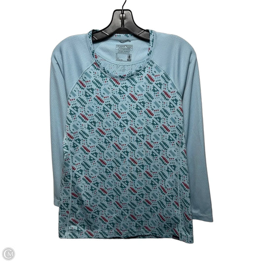 Capilene Midweight Top Long Sleeve By Patagonia In Blue, Size: L