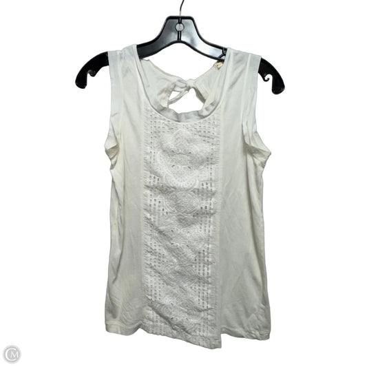 Top Sleeveless By J. Crew In Cream, Size: Xs