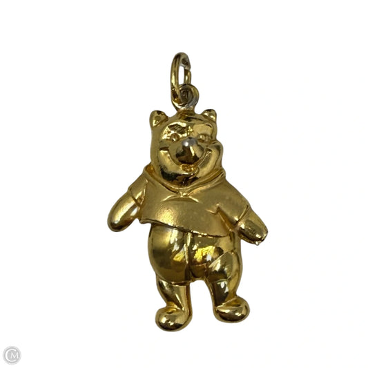 Gold Tone Winnie The Pooh Pendant By Disney
