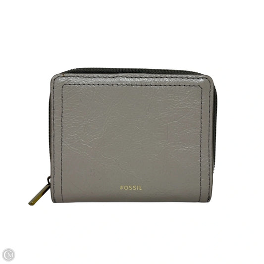 Wallet Leather By Fossil, Size: Small