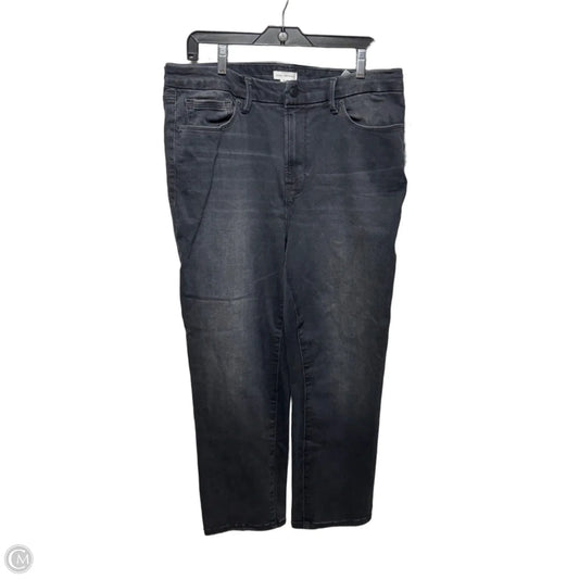 Jeans Always Fits Good Straight By Good American In Black, Size: 14-18