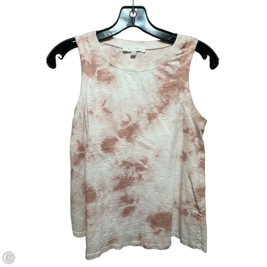 Top Sleeveless By Eri + Ali In Tie Dye Print, Size: Xs