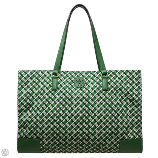 Ella Geo Printed Nylon Tote Designer By Tory Burch, Size: Large