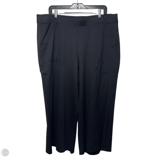Pants Cropped By Max Studio In Black, Size: 2x