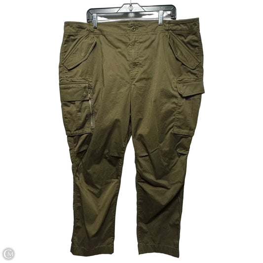 Pants Cargo & Utility By Lauren By Ralph Lauren In Green, Size: 18