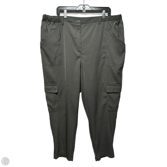 Pants Cargo & Utility By Max Studio In Green, Size: 2x