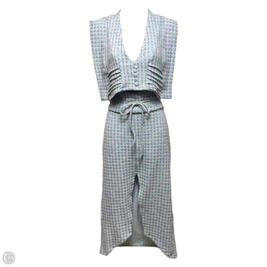 Winslow Tweed Matching Set By Renata by Renata Gasparian In Plaid Pattern, Size: S