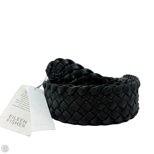 The French Braid Leather Belt By Eileen Fisher, Size: Medium