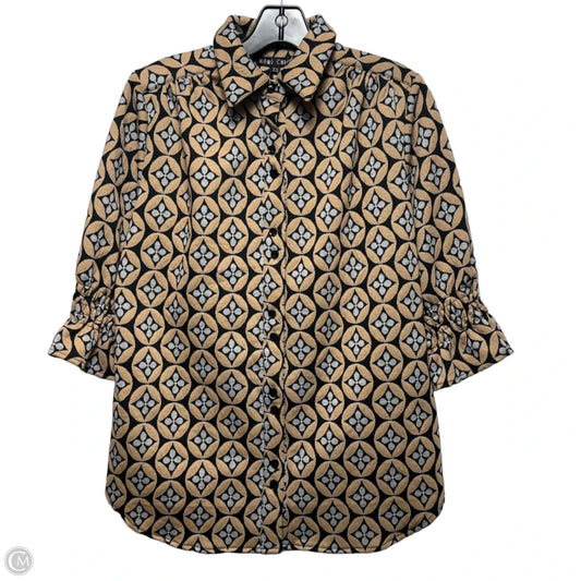 Tunic 3/4 Sleeve By Boho Chic In Multi-colored, Size: Xs