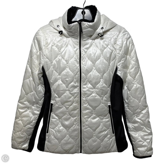 Jacket Puffer & Quilted By Calvin Klein In White, Size: Xs