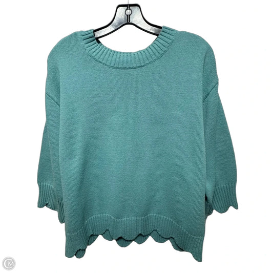 Sweater Crew Neck Designer By Jason Wu In Aqua, Size: S