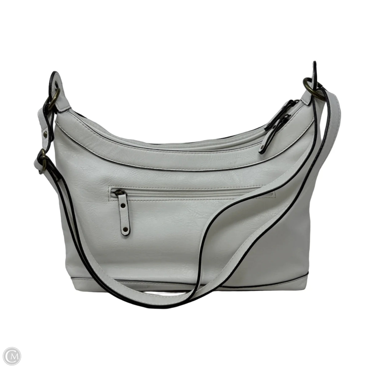 Floral Embossed Shoulder Bag By Boc, Size: Medium