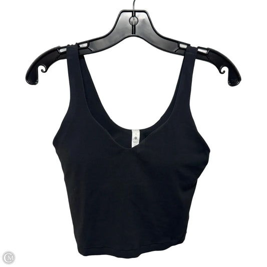Athletic Bra By Lululemon In Black, Size: 6