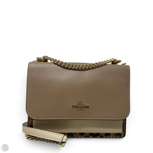Klare Crossbody Designer By Coach, Size: Medium