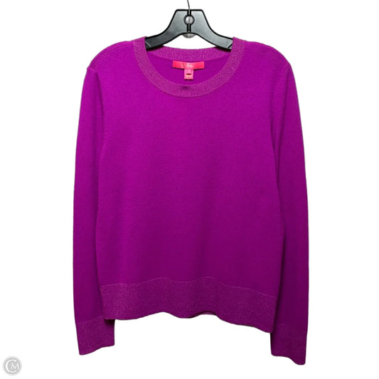 Cashmere Sweater Designer By Lilly Pulitzer In Purple, Size: S