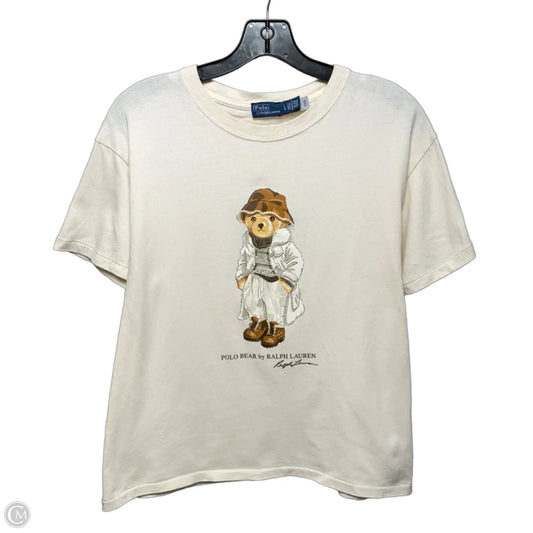 Bear Top Short Sleeve By Polo Ralph Lauren In Animal Print, Size: L