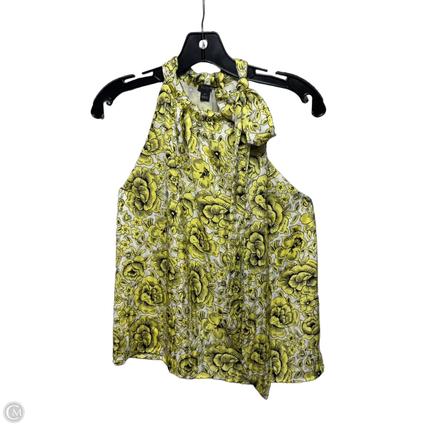 Top Sleeveless By Ann Taylor In Floral Print, Size: Xs