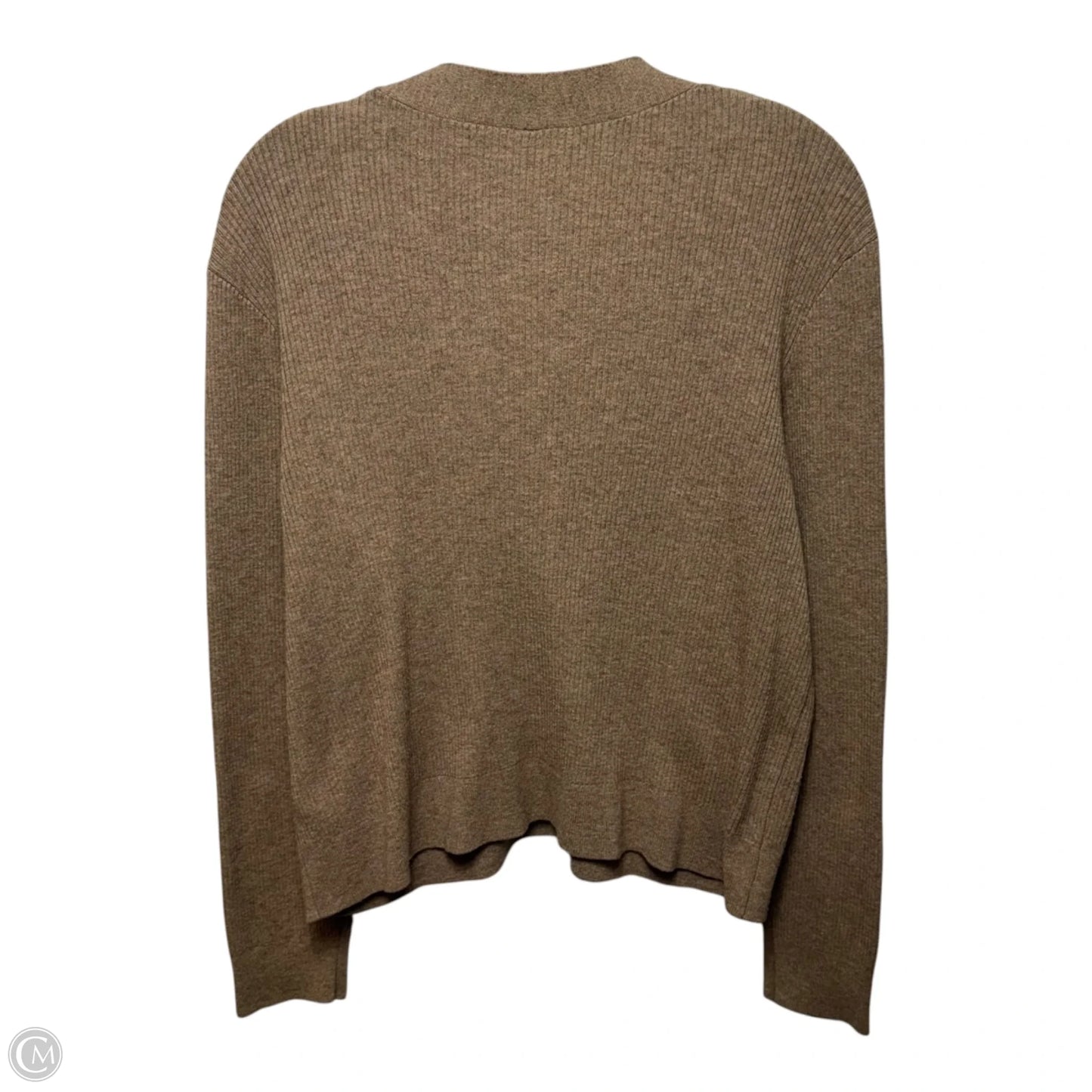 Sweater Cardigan By Uniqlo In Brown, Size: L