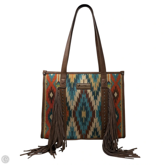 Aztec Tapestry Concealed Carry Tote By Montana West, Size: Medium