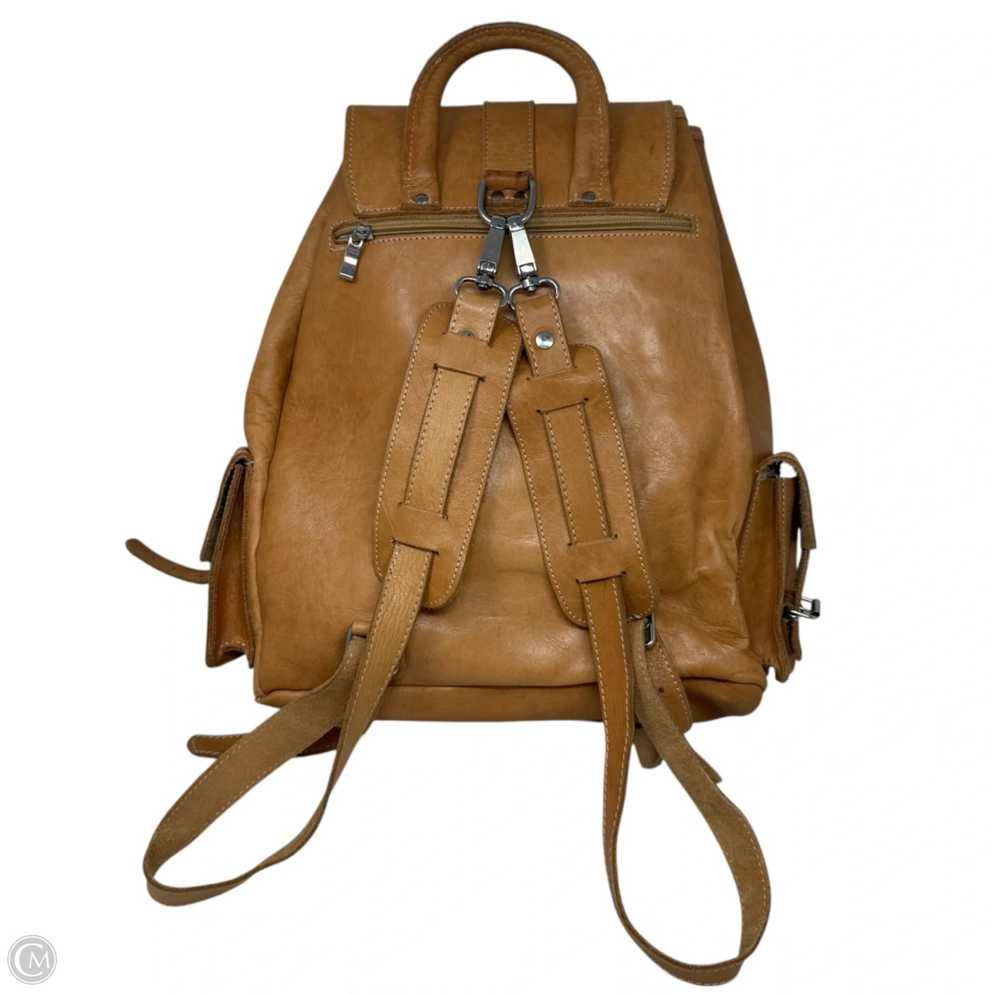 Alexandro Greek Leather Backpack, Size: Small