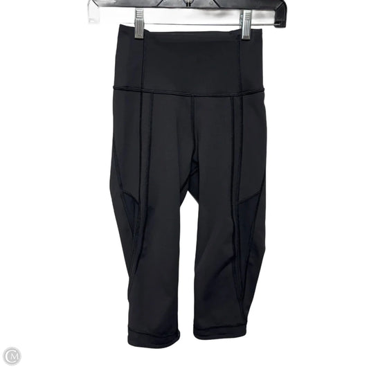 Athletic Capris By Lululemon In Black, Size: 2