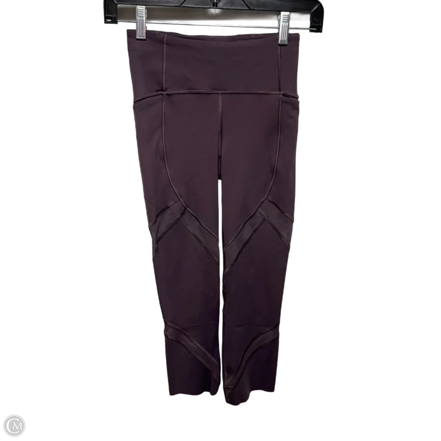 Athletic Capris By Lululemon In Purple, Size: 2