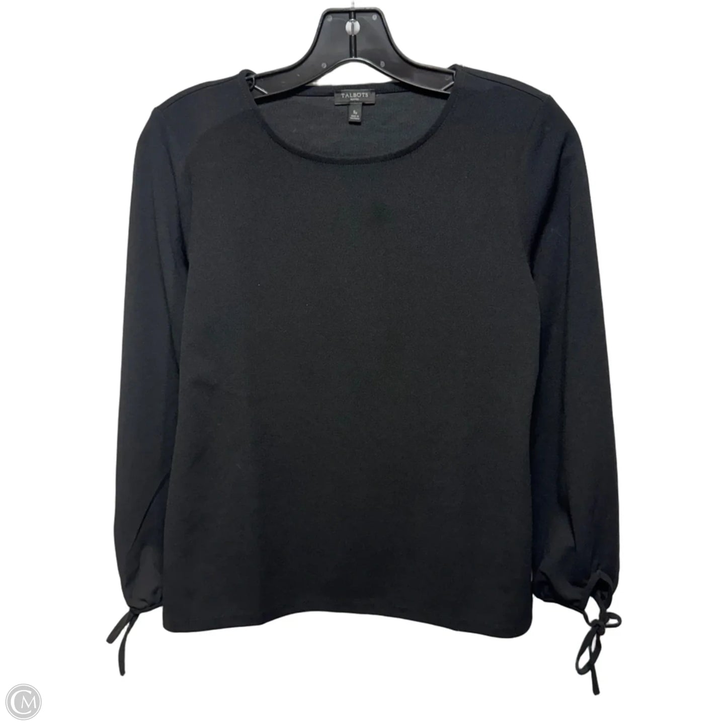 Top Long Sleeve By Talbots In Black, Size: Sp