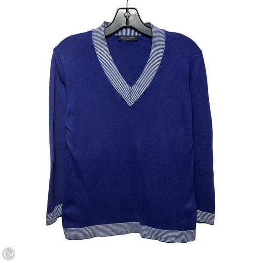 Sweater By Piazza Sempione In Blue, Size: 6