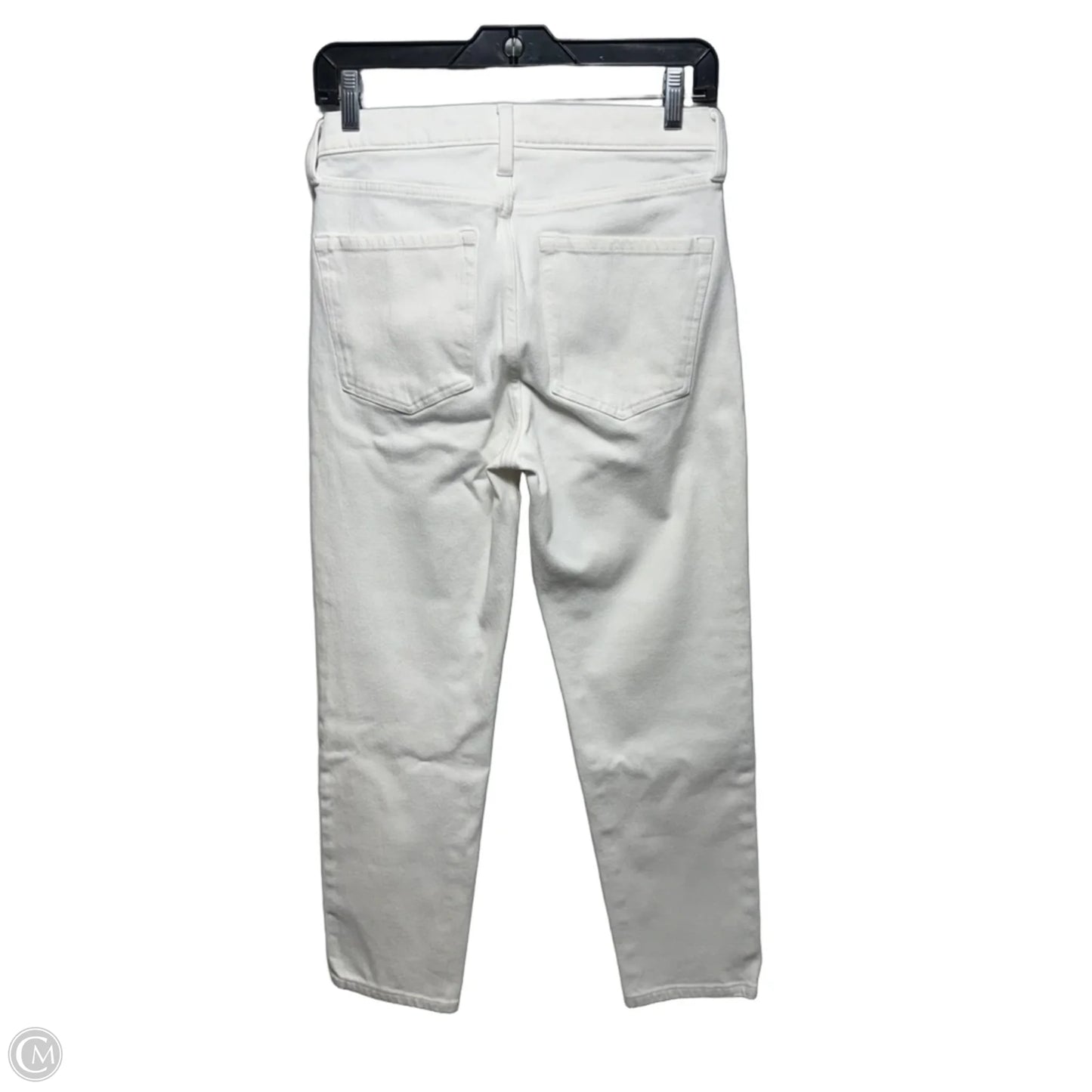 High Rise Skinny Jeans  By Banana Republic In White Denim, Size: 6/28