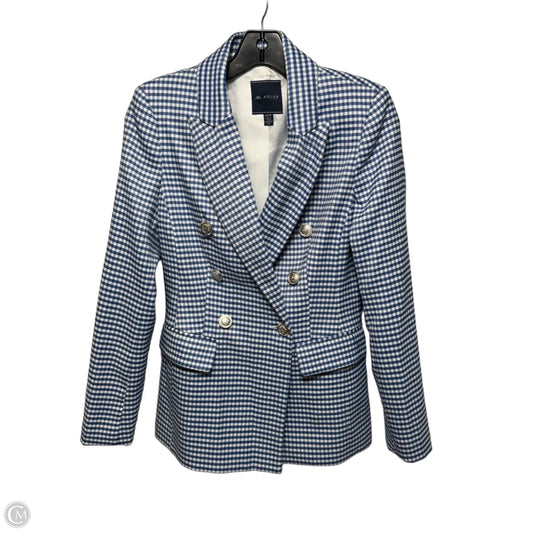 Blazer By J&L Atelier In Checkered Pattern, Size: Xs