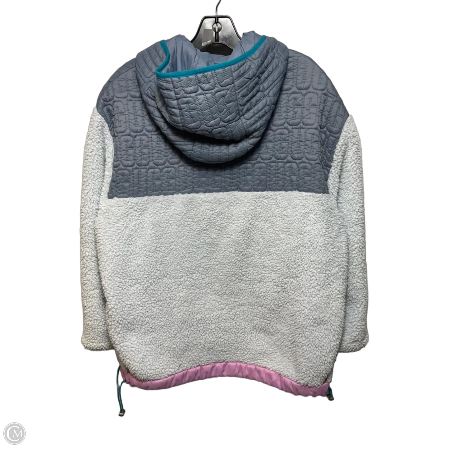 Iggy Sherpa Half Zip Pullover By Ugg In Grey, Size: S