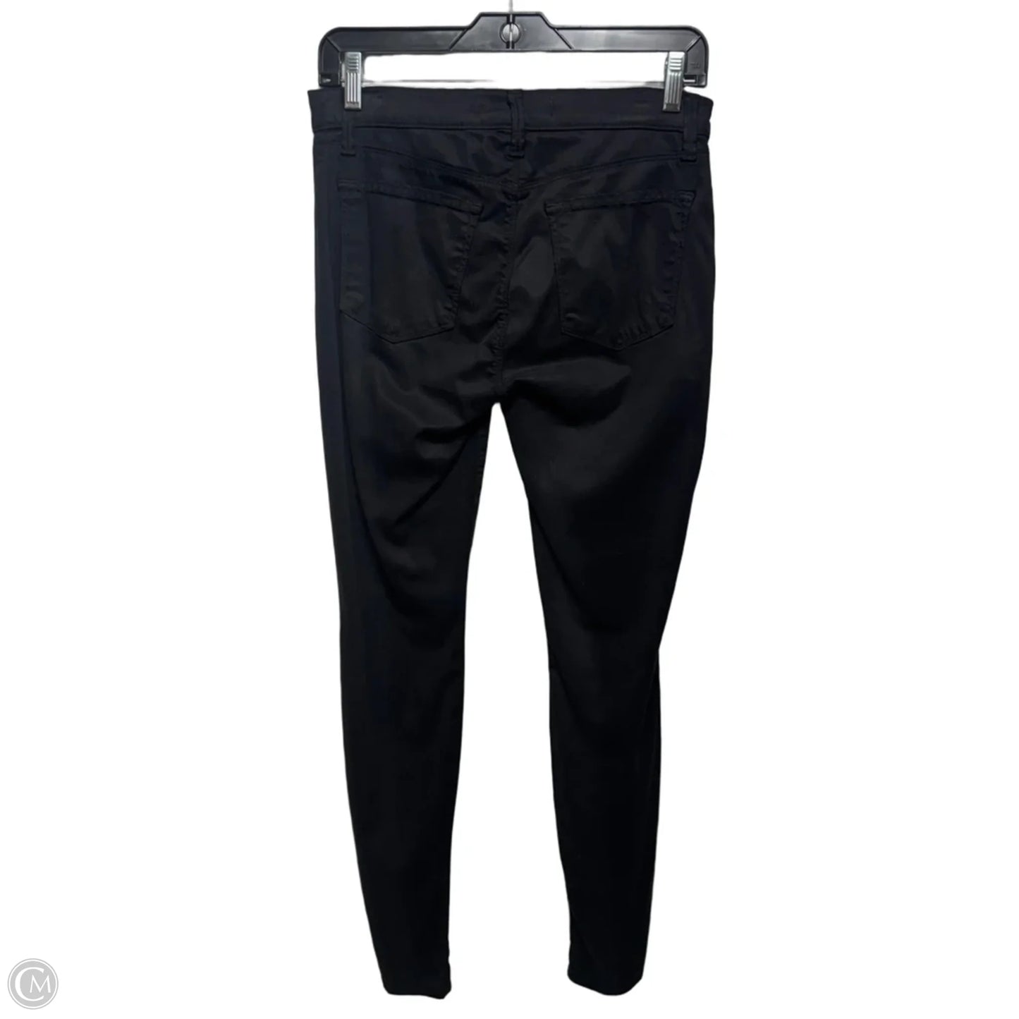 Luxe Sateen Mid Rise Super Skinny Jeans By J Brand In Black, Size: 6