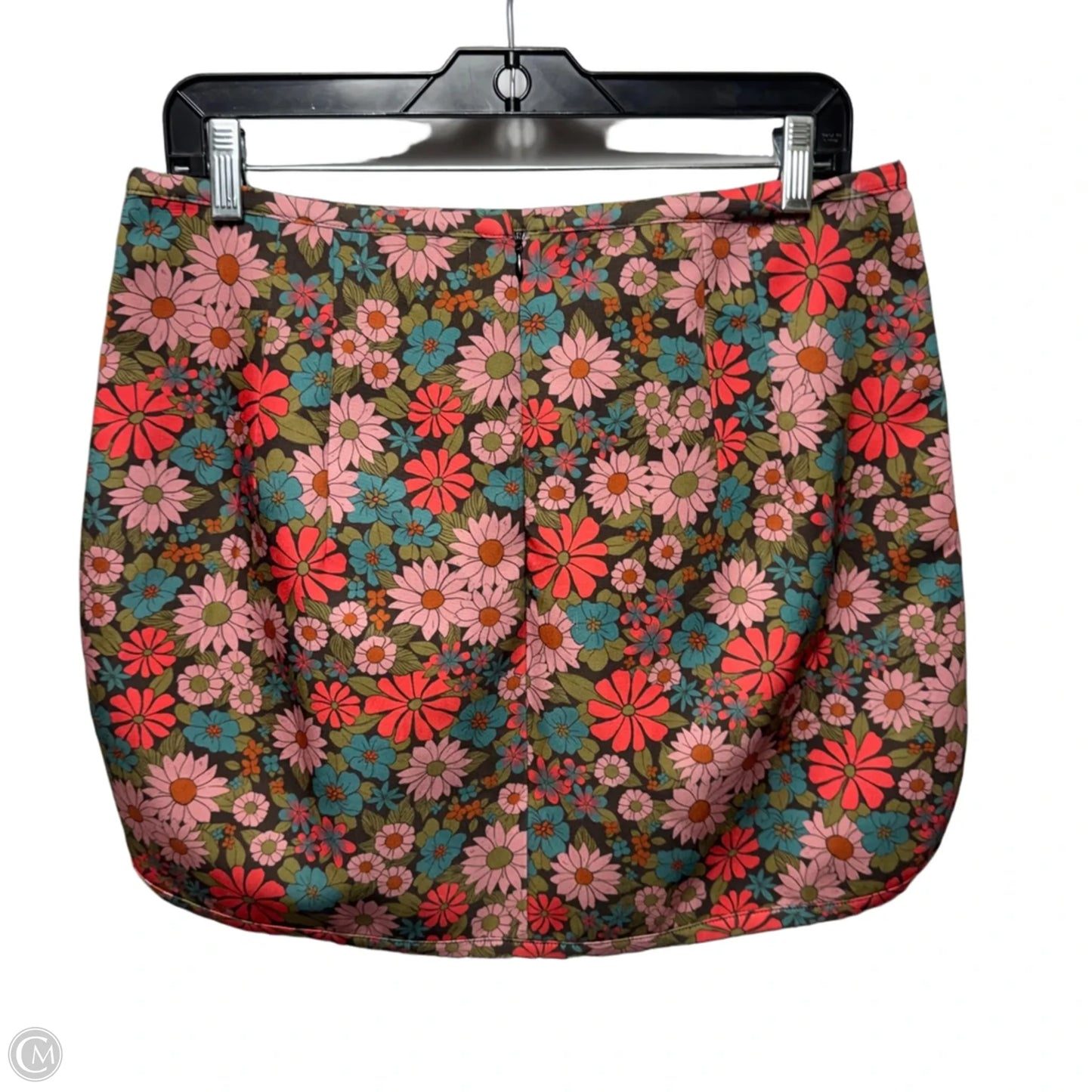 Skirt Mini & Short By Natural Life In Floral Print, Size: L