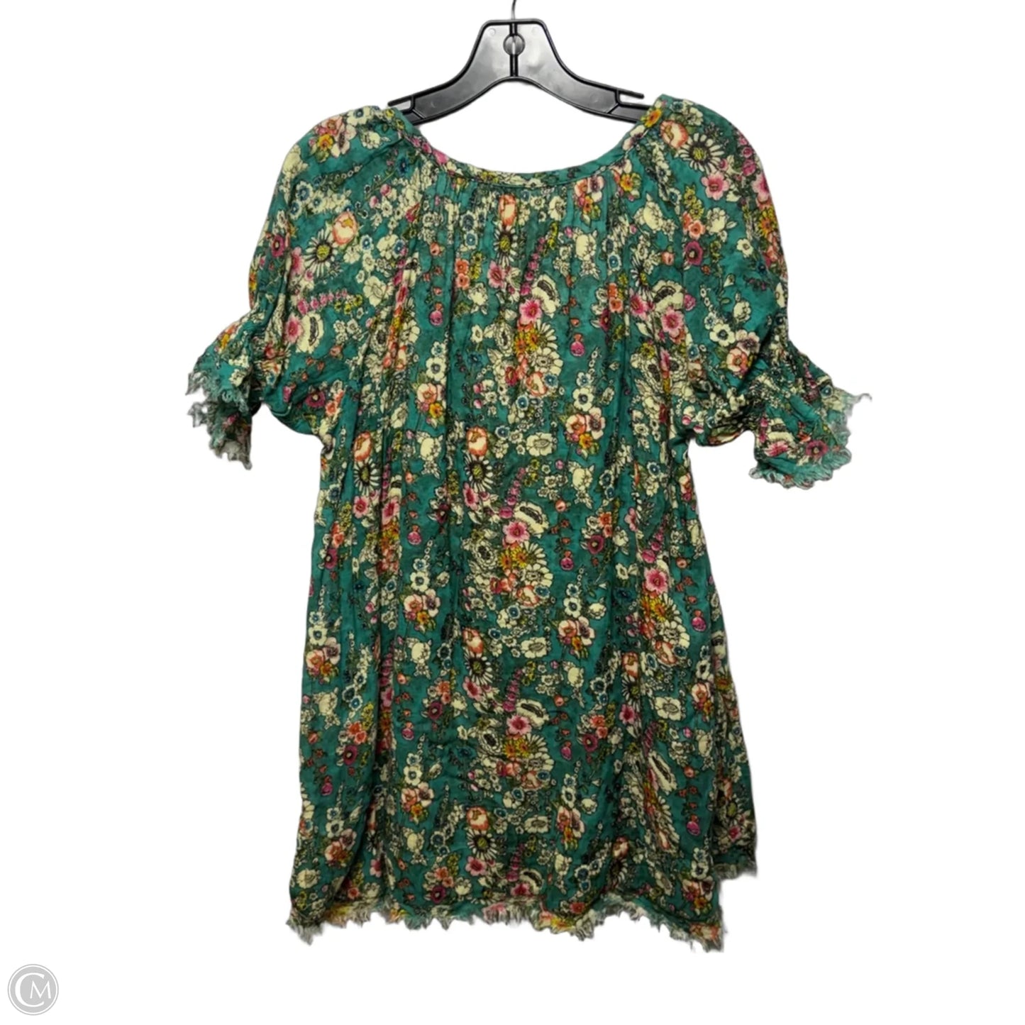 Sienna Cotton Gauze Tunic Mini Dress By Natural Life In Floral Print, Size: XS/S