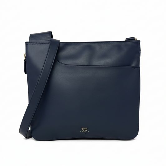 Ink Leather Zip Around Crossbody By Radley London, Size: Medium