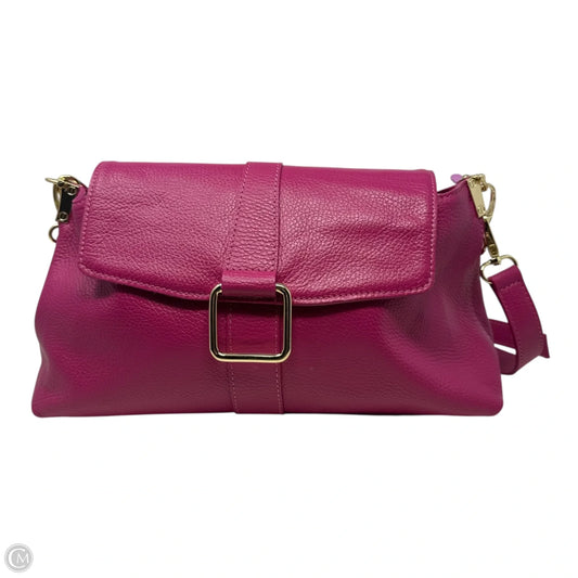 Handbag Leather By Viola Gigli, Size: Medium