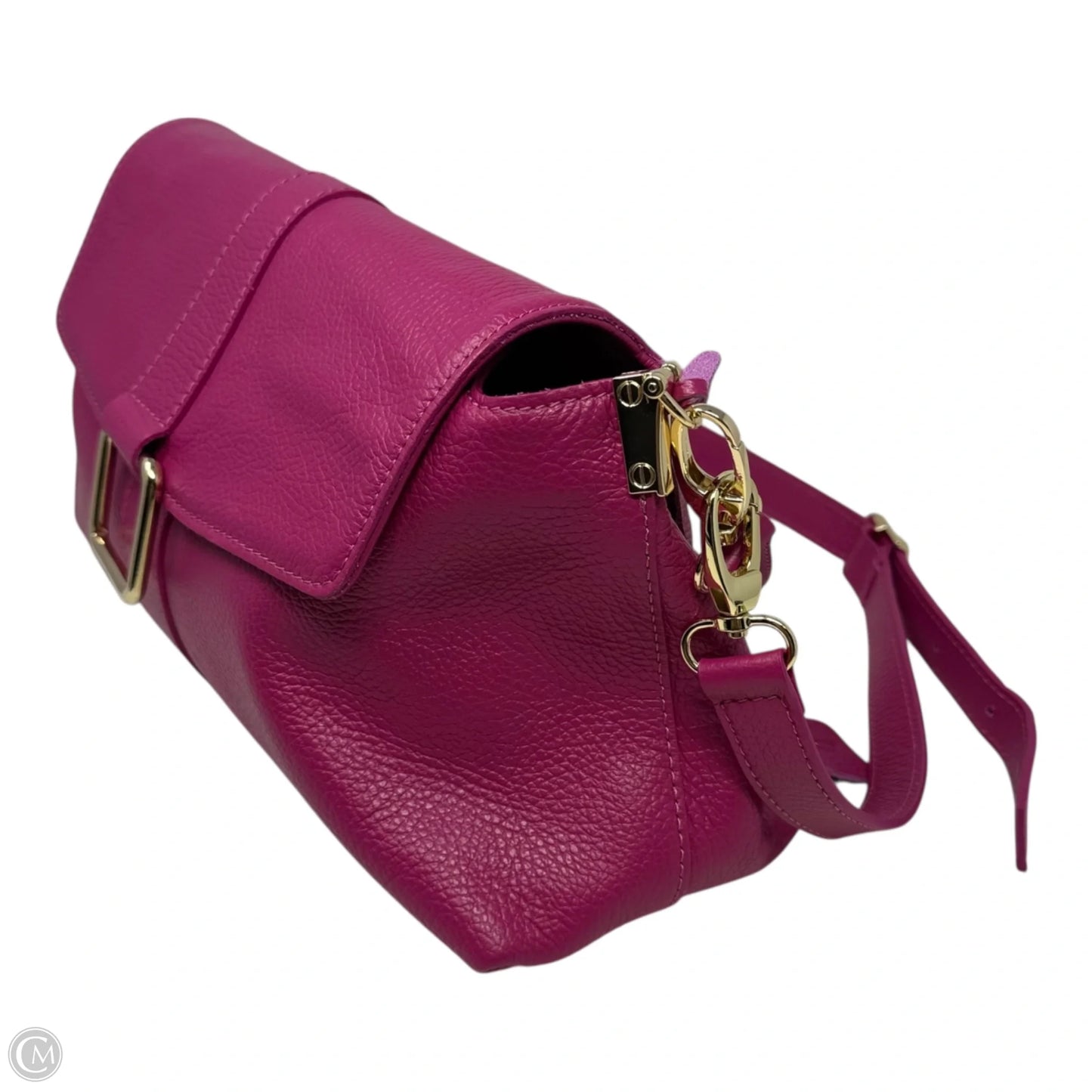 Handbag Leather By Viola Gigli, Size: Medium