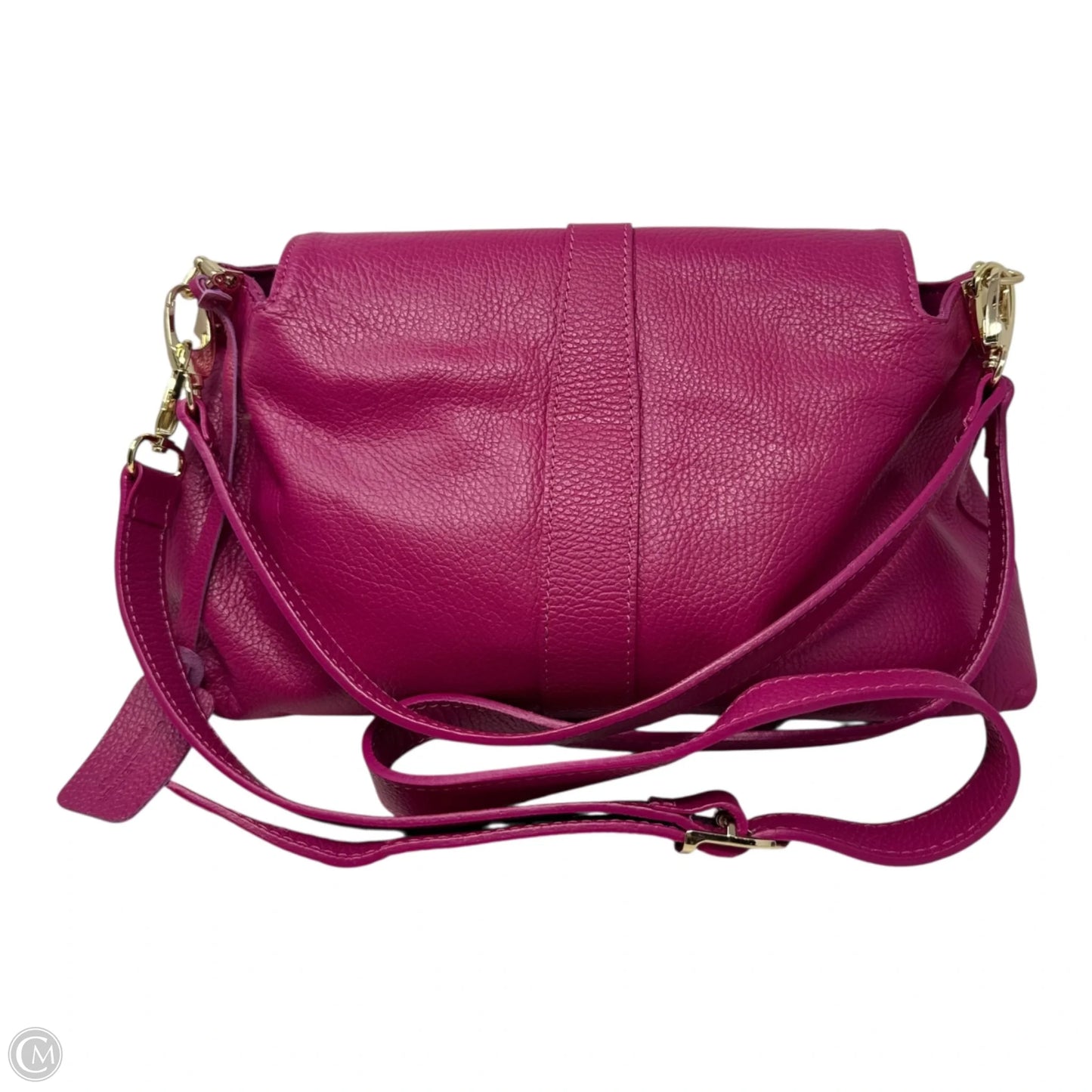 Handbag Leather By Viola Gigli, Size: Medium