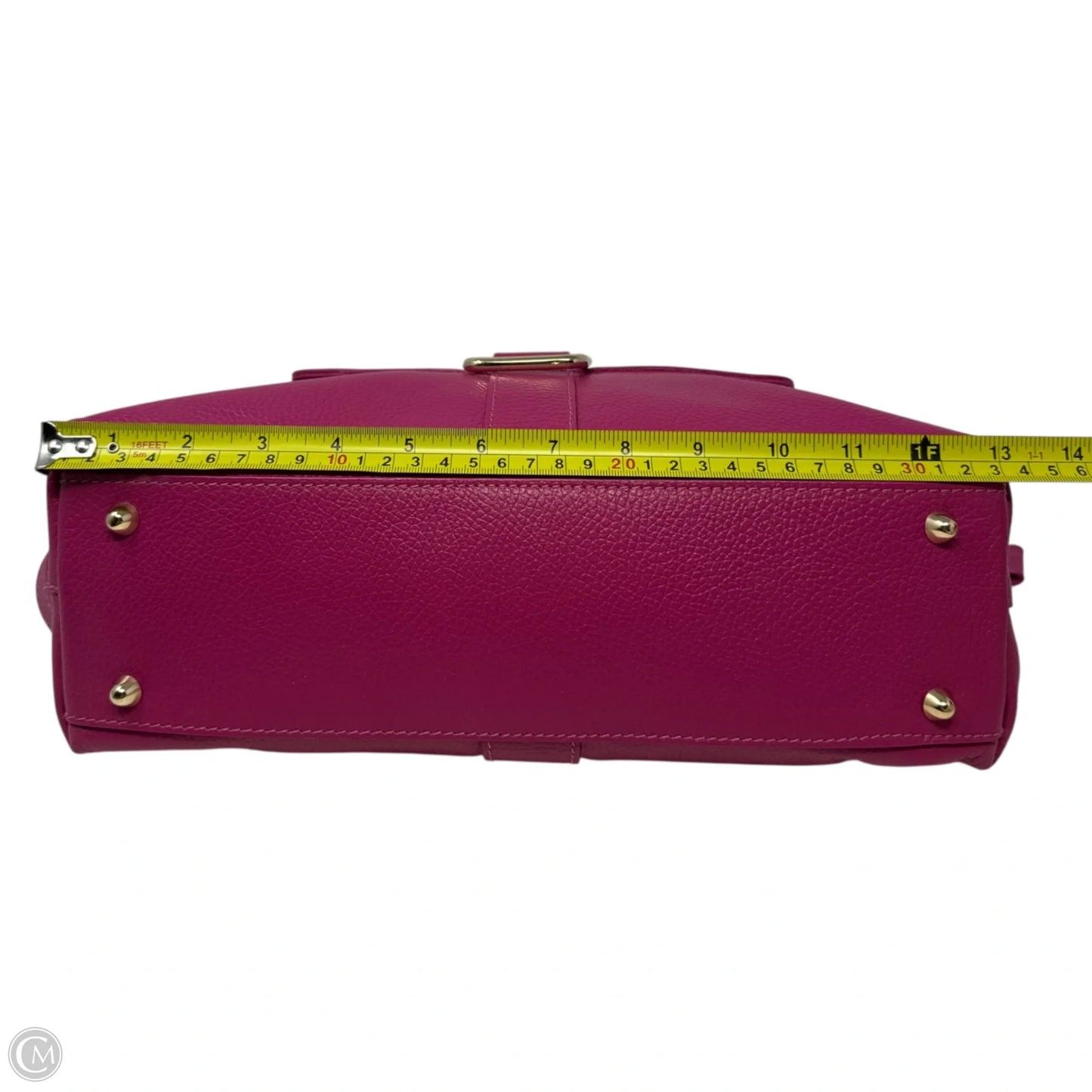 Handbag Leather By Viola Gigli, Size: Medium