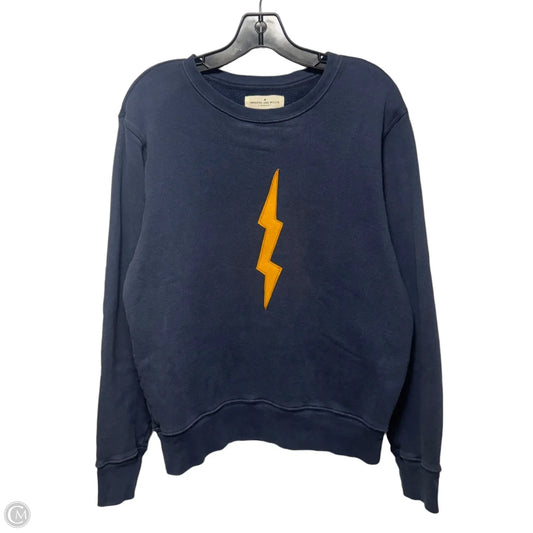 Sweatshirt Crewneck By Imogene and Willie In Blue, Size: M
