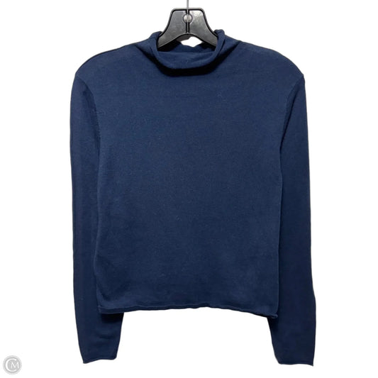 Cotton & Silk Sweater By Kule In Blue, Size: M