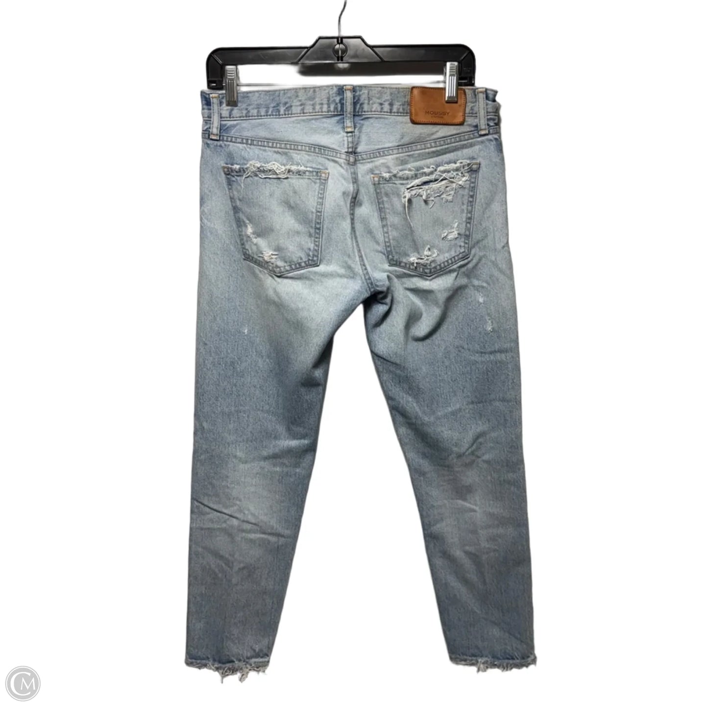 Jeans Boyfriend By Moussy In Blue Denim, Size: 4/27