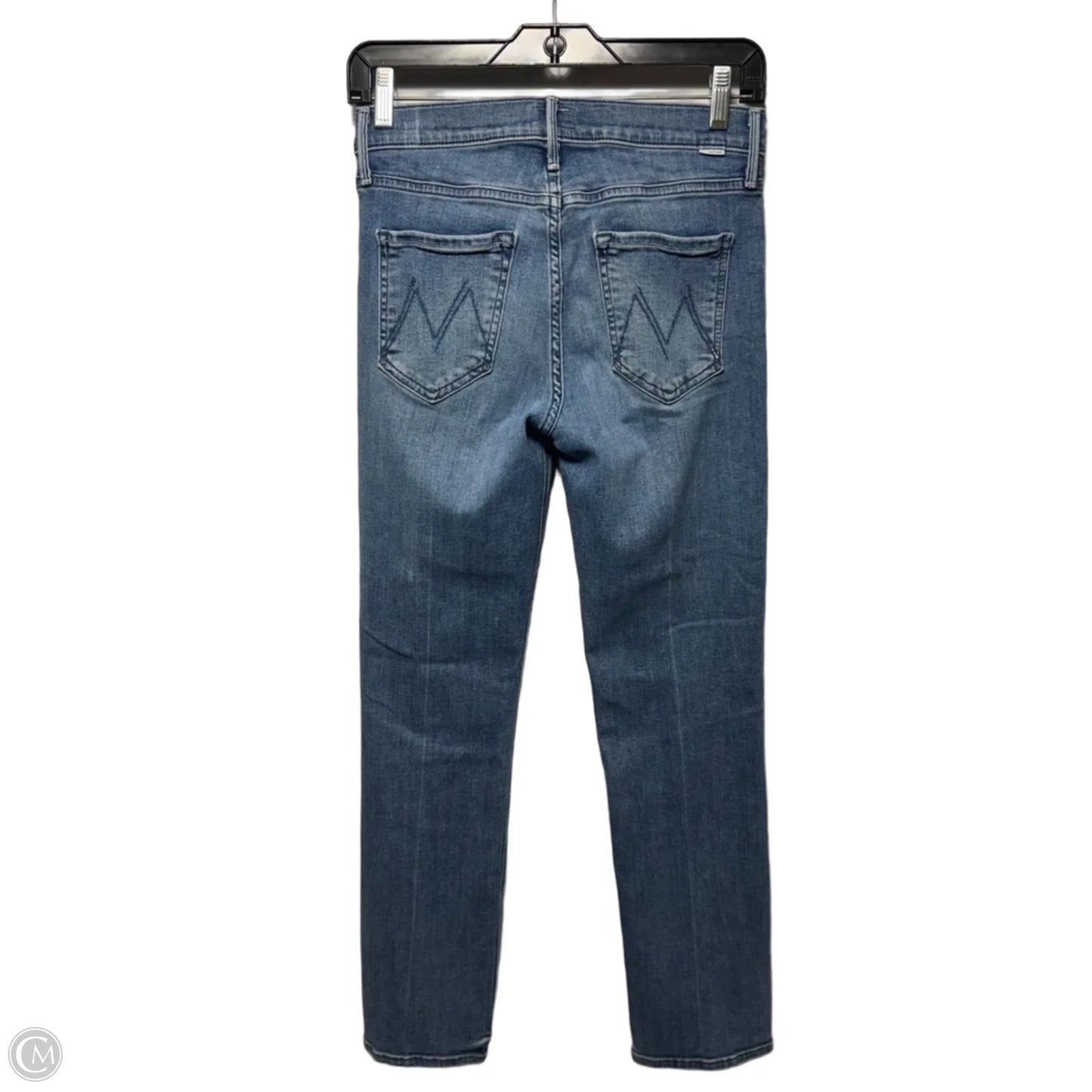 Mid Rise Dazzler Ankle Jeans Skinny By Mother In Blue Denim, Size: 2/26