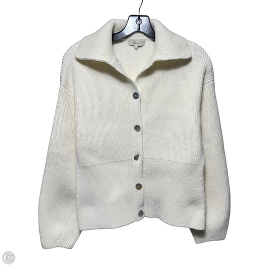 Sweater Cardigan By Vince In Cream, Size: M