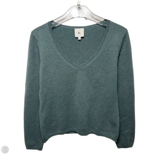 Sweater Cashmere By G by Goop In Green, Size: M