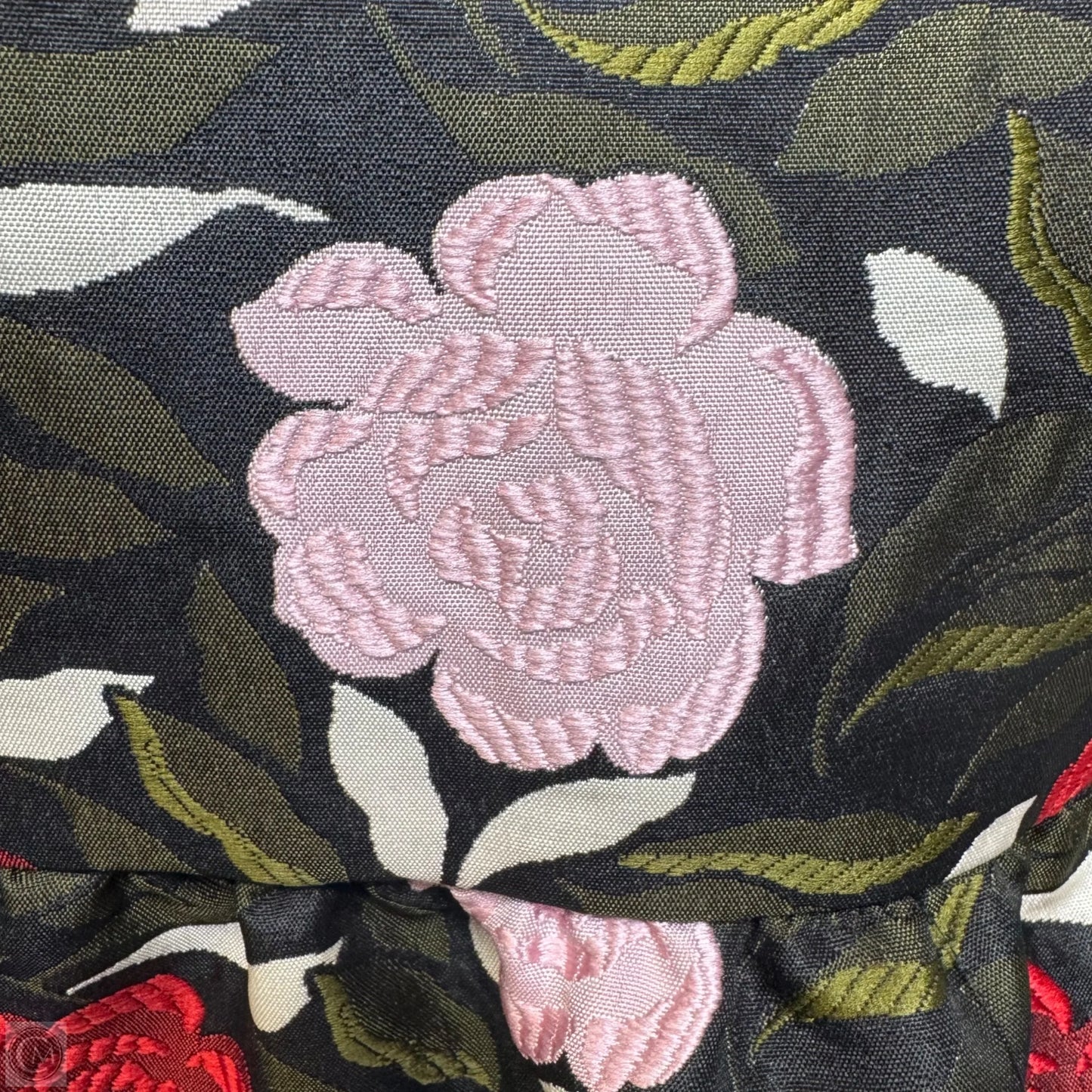 Rose Garden Brocade Top Short Sleeve Designer By Kate Spade In Floral Print, Size: 0