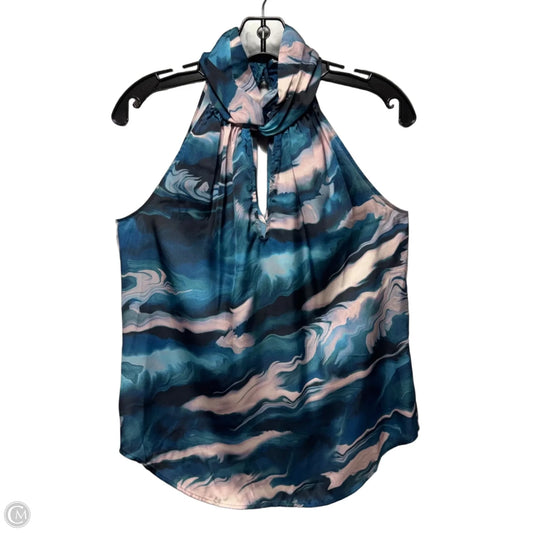 Top Sleeveless By Anne Klein In Aqua, Size: S