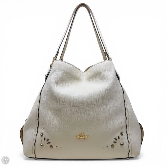 Edie Shoulder Bag 31 with Prairie Rivets Designer By Coach, Size: Medium