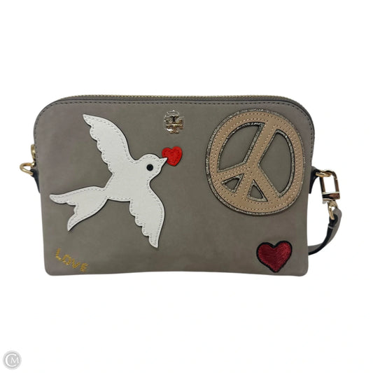 Peace Embellished Crossbody Luxury Designer By Tory Burch, Size: Small